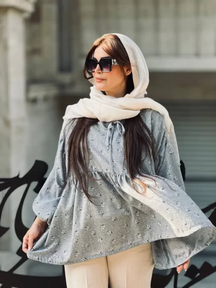 شومیز مانتویی گلاب