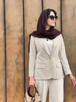 کت لینن تجر