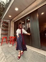 دامن زارای سورمه ای