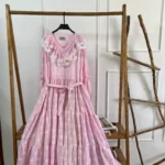 پیراهن بابونه صورتی