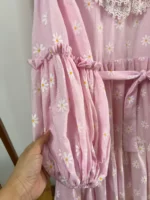 پیراهن بابونه صورتی