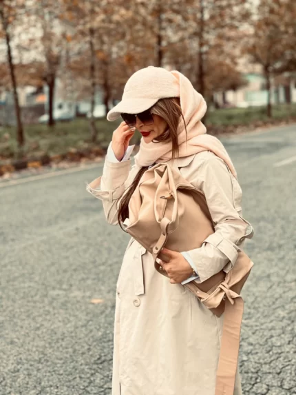 ترنچ کت آمستر بلند