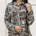 شومیز هدیه قهوه ای