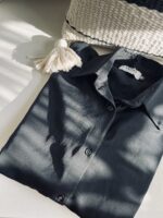 شومیز مشکی کرپ