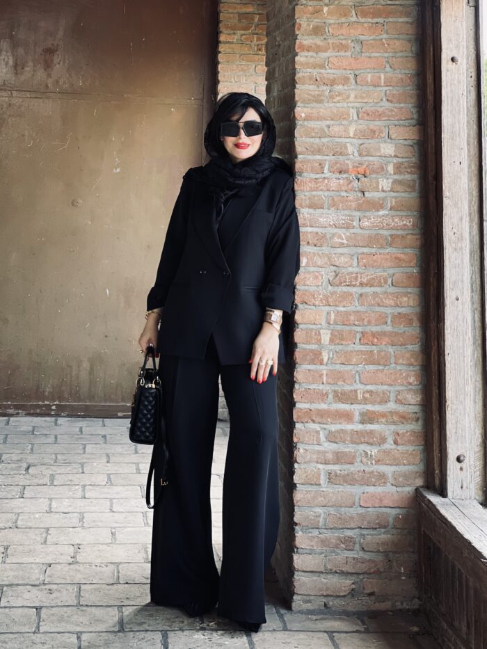 کت و شلوار گیل مشکی - 1