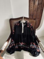 شومیز گل سرخی