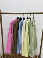 شومیز لینن حصیری - Image 6