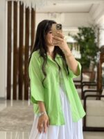 شومیز باکسی لینن - 9