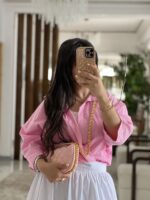 شومیز باکسی لینن - 8
