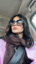 شال کنفی قهوه‌ای