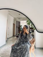 پیراهن پلنگی طوسی - Image 4