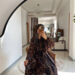 پیراهن پلنگی قهوه‌ای