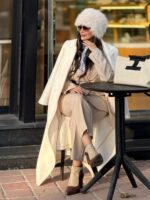 پالتو آروماتیک سفید استخوانی - Image 8