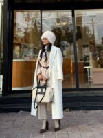 پالتو آروماتیک سفید استخوانی - Image 2