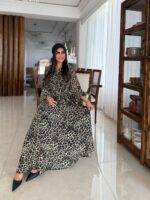 پیراهن پلنگی کرم - Image 6