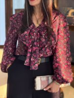 شومیز پاپیون - Image 9