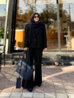 کت و شلوار نفیس مشکی - Image 3