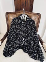 شومیز شکوفه سیاه