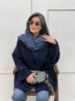 پالتو شارلوت سورمه‌ای - Image 8