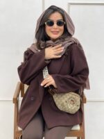 پالتو شارلوت عناب - Image 7