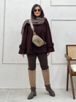 پالتو شارلوت عناب - Image 3