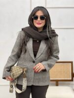 کت باستینگ قهوه‌ای - Image 4