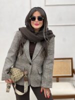 کت باستینگ قهوه‌ای - Image 2