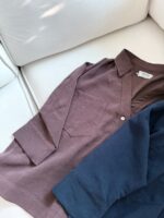 شومیز نیوسل قهوه‌ای
