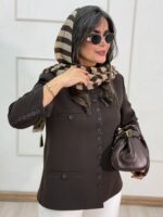 کت ناردخت قهوه‌ای - Image 3
