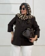کت ناردخت قهوه‌ای - Image 4