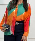 شومیز رنگینک - Image 5
