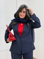 کت و شلوار دیپلمات سورمه‌ای
