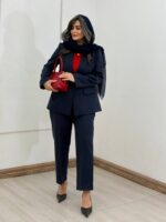 کت و شلوار دیپلمات سورمه‌ای - Image 3